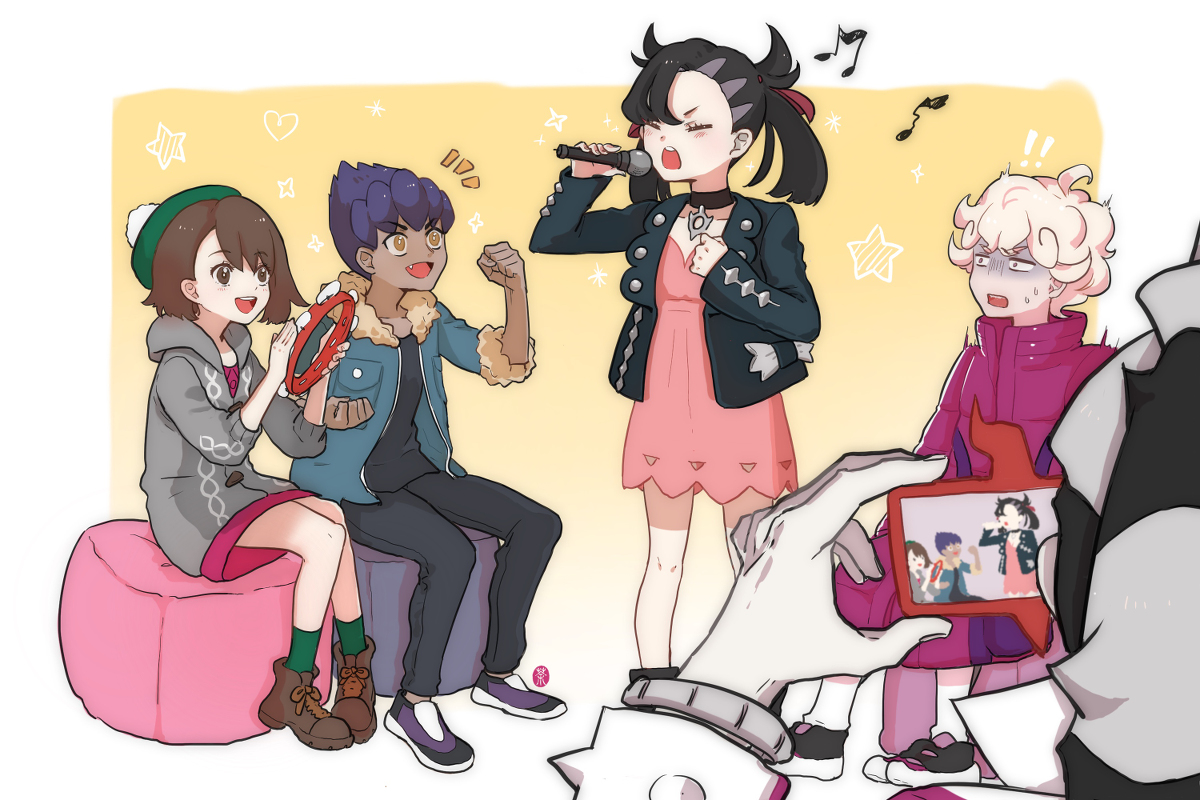 This is a pixiv picture whose title is ポケモン剣盾.