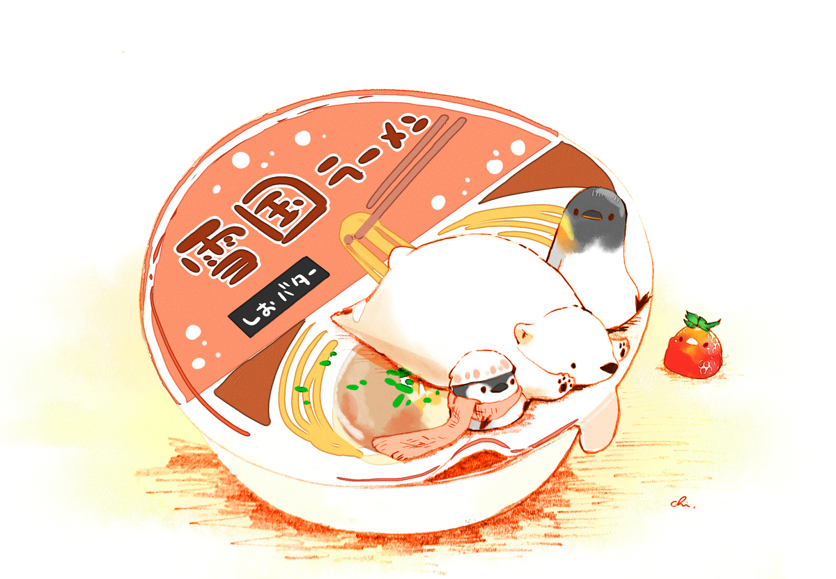 This is a pixiv picture whose title is カップ麺.