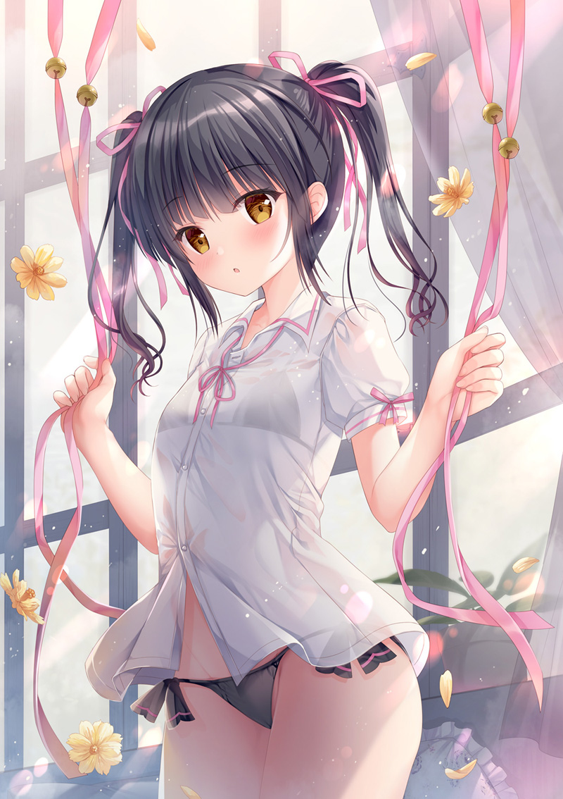 This is a pixiv picture whose title is 「先生のくせに、女の子のことなーんにも知らないんだね」.
