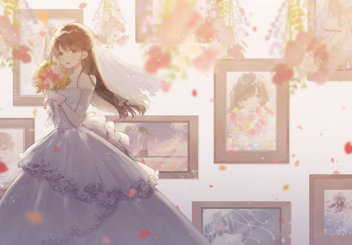 This is a pixiv picture whose title is エーデルワイスに祝福を.