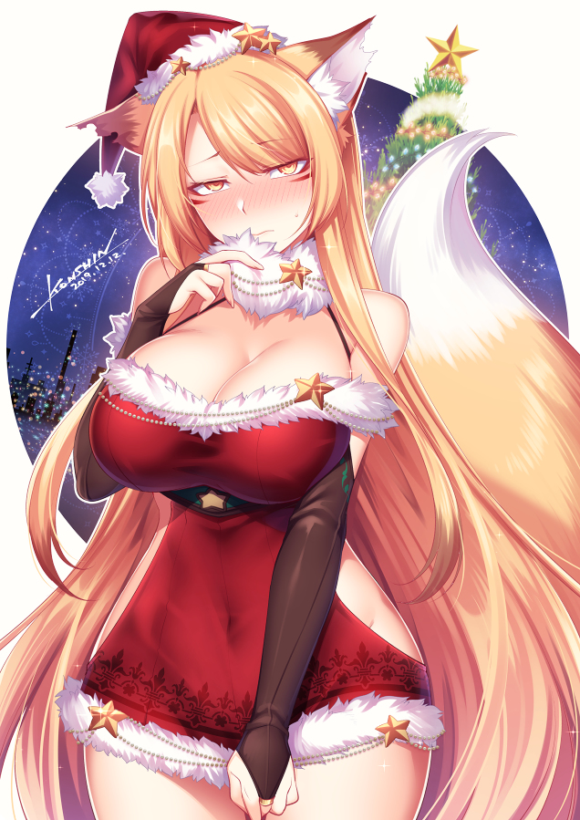 This is a pixiv picture whose title is クリスマス弥陀羅.