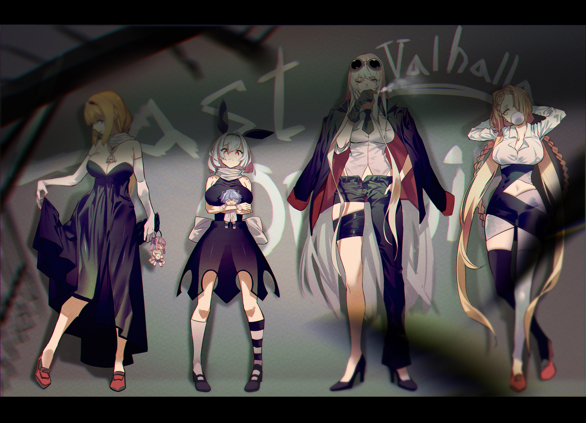 This is a pixiv picture whose title is THE SISTERS OF WALHALLA.