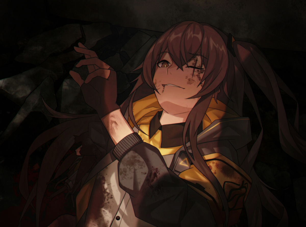 This is a pixiv picture whose title is ump45.