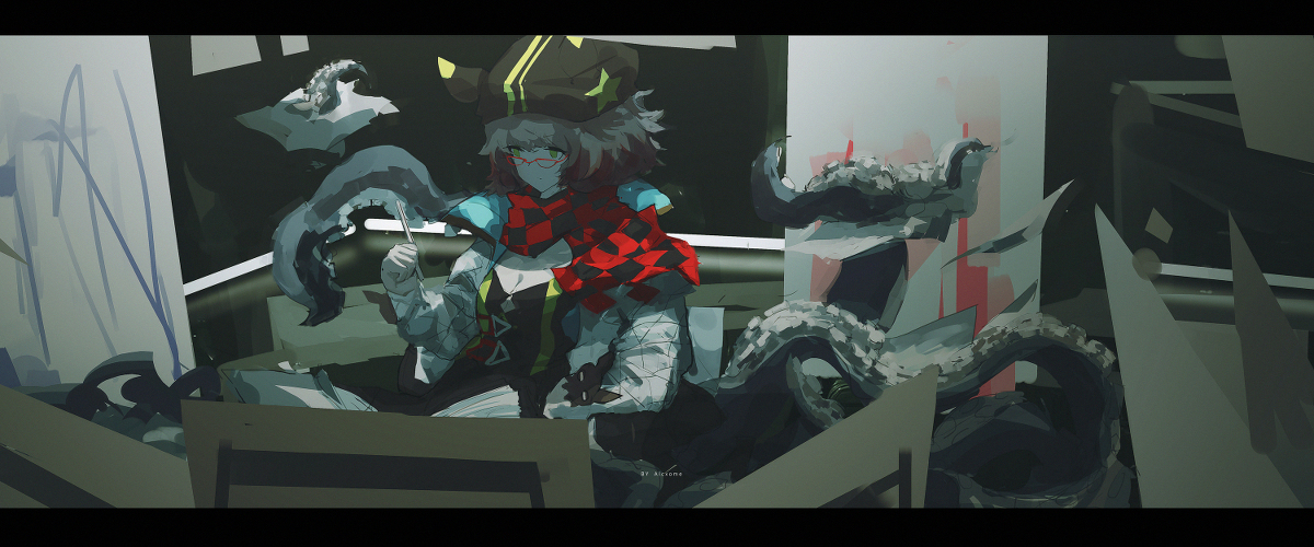 This is a pixiv picture whose title is deepcolor.