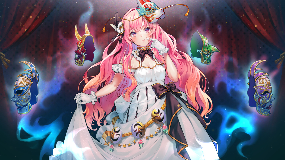 This is a pixiv picture whose title is Masquerade..