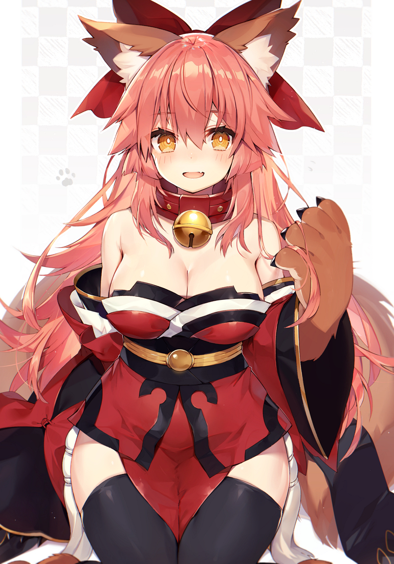 This is a pixiv picture whose title is 髪下ろしキャット.