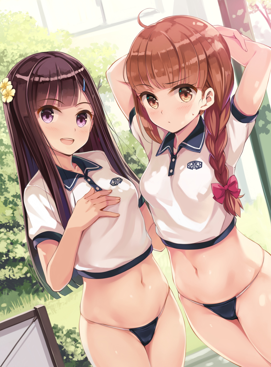 This is a pixiv picture whose title is 次世代ブルマ令.