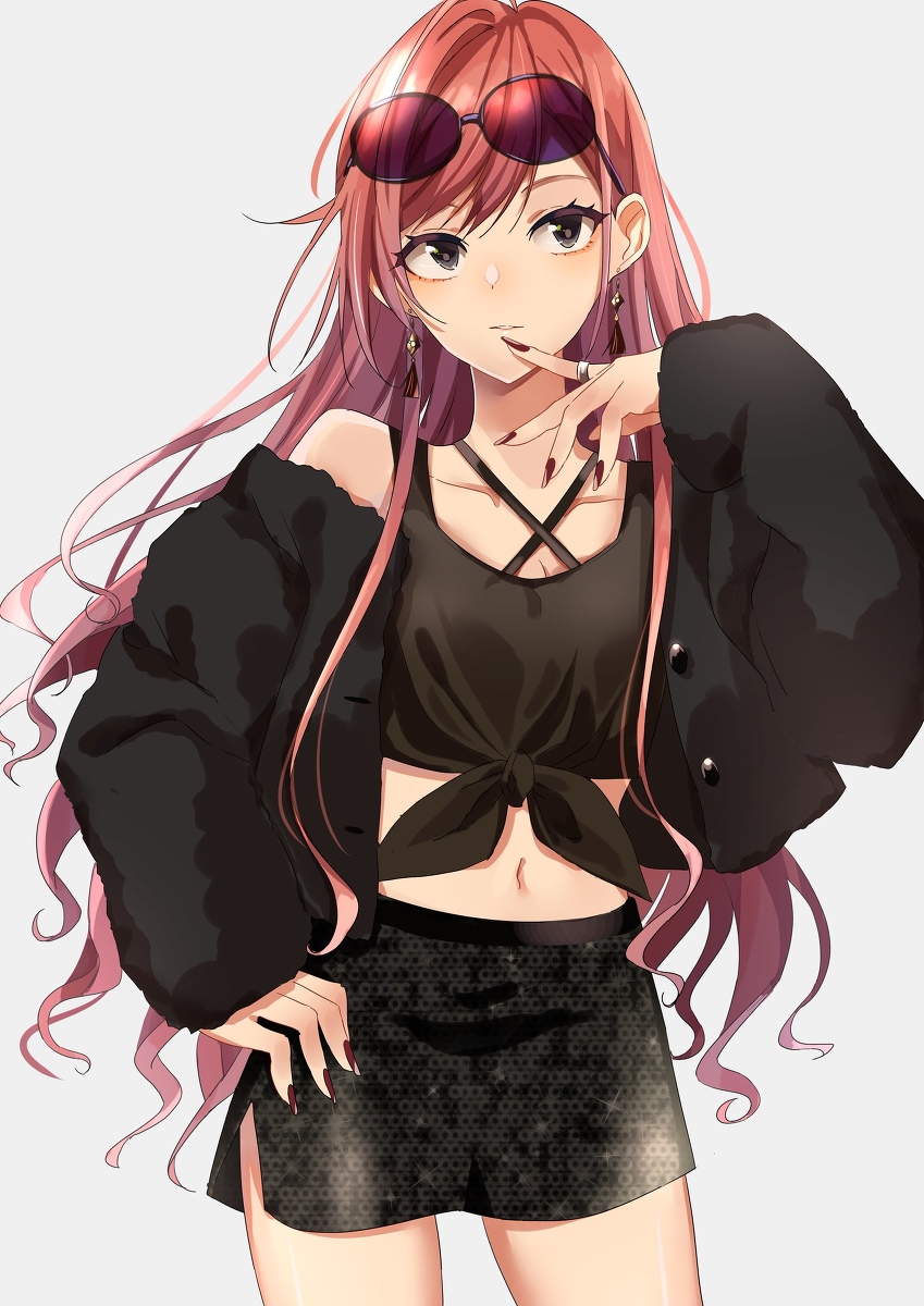 This is a pixiv picture whose title is 夏葉.