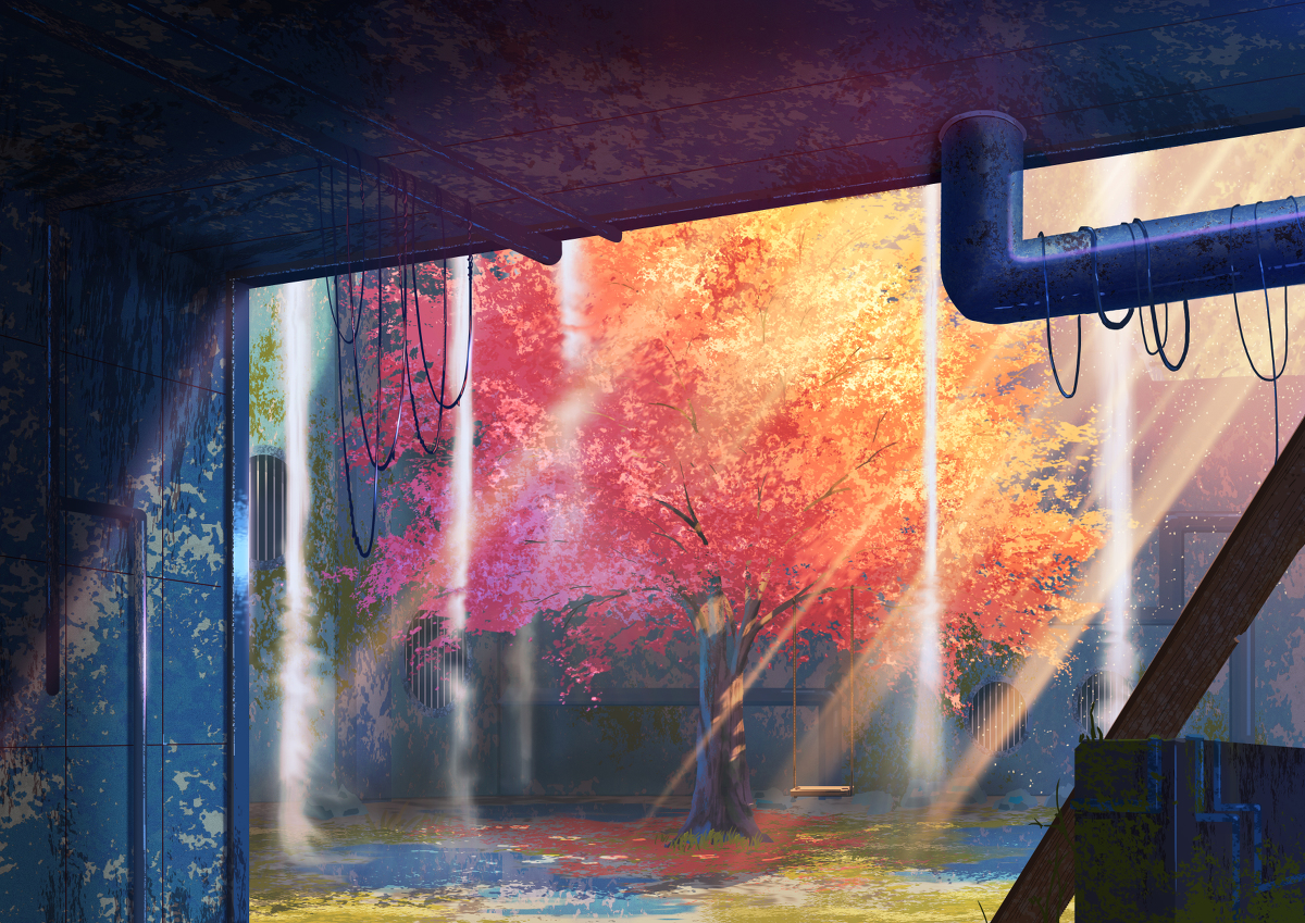 This is a pixiv picture whose title is 秘密の秋園.