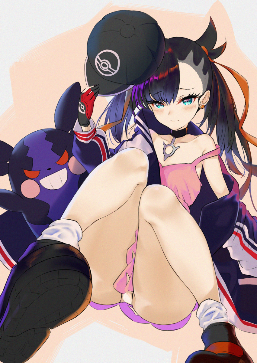 This is a pixiv picture whose title is マリィちゃんに主人公衣装着せたやつ.