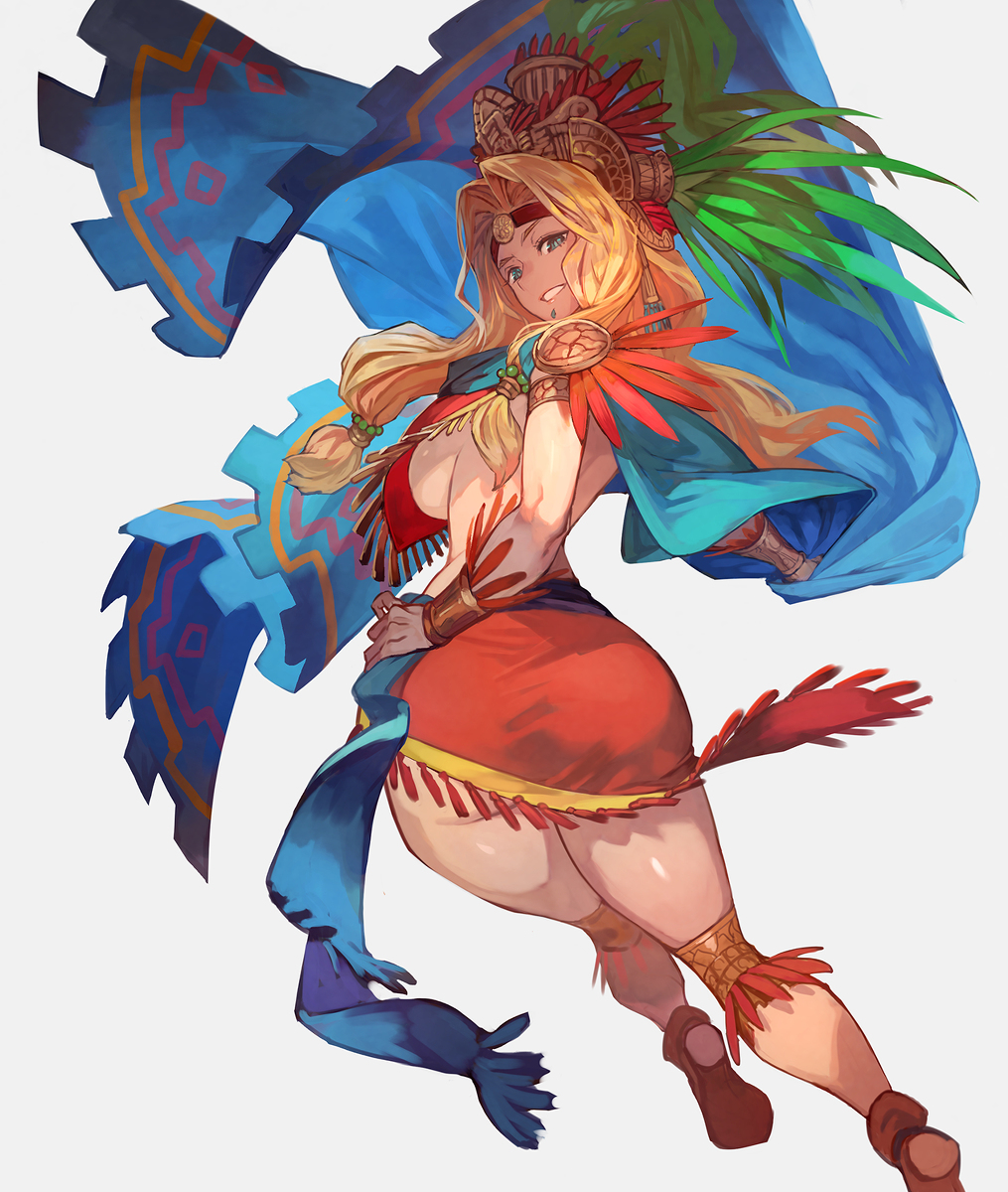 This is a pixiv picture whose title is ケツァル・コアトル.