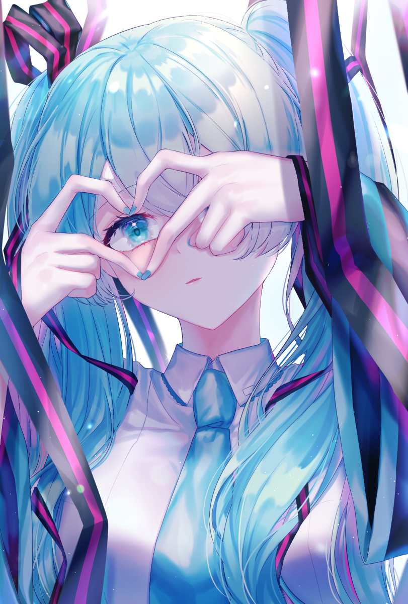 This is a pixiv picture whose title is 初音ミク.