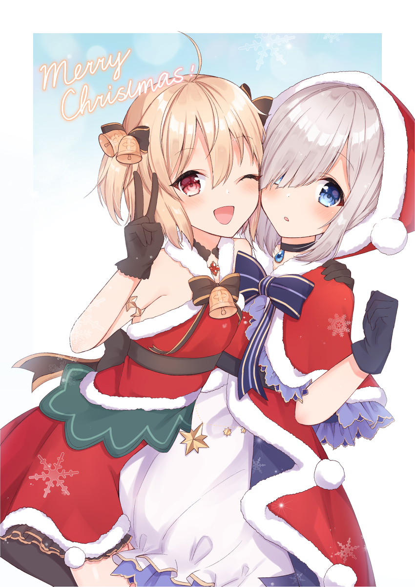 This is a pixiv picture whose title is 梨花れんクリスマス.