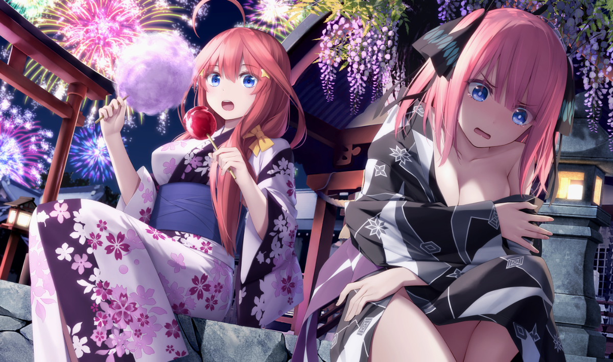 This is a pixiv picture whose title is 浴衣じじょごじょ.