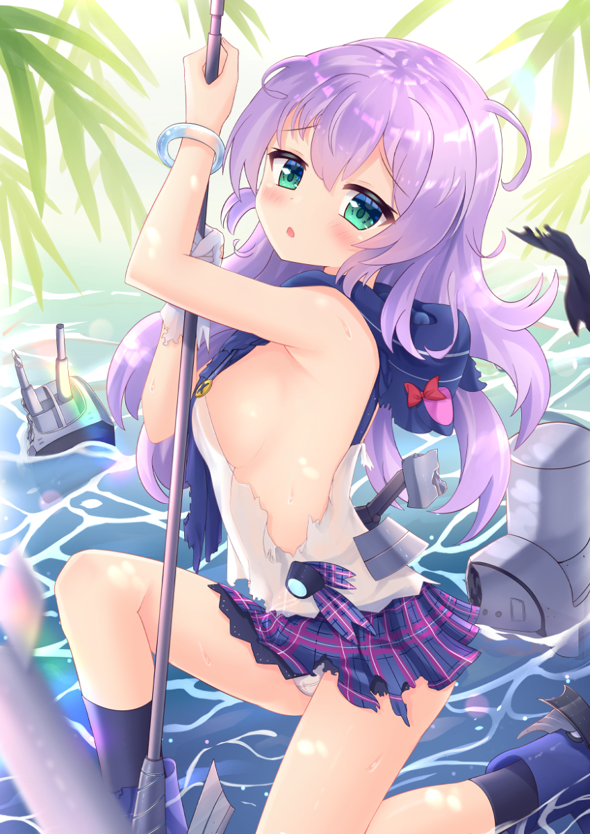 This is a pixiv picture whose title is 大破ジャベリンちゃん.