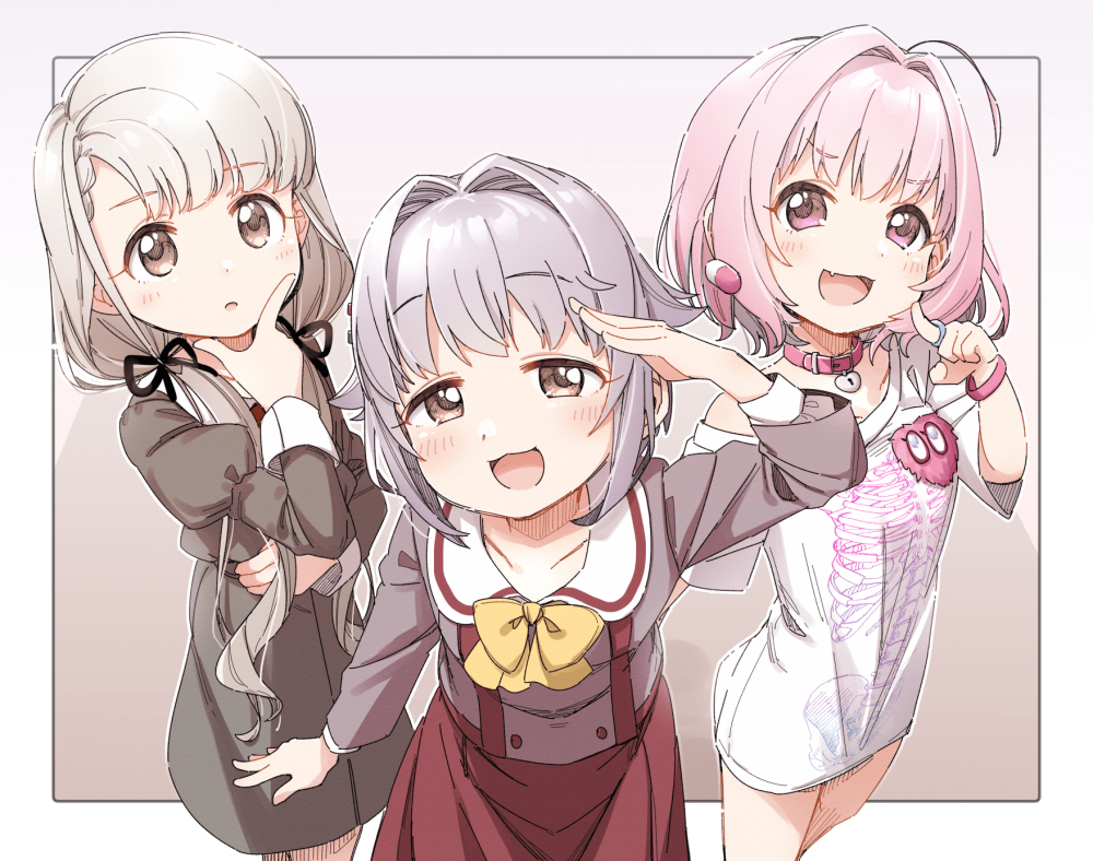 This is a pixiv picture whose title is バラエティ番組でこの3人、何も起きないはずもなく.