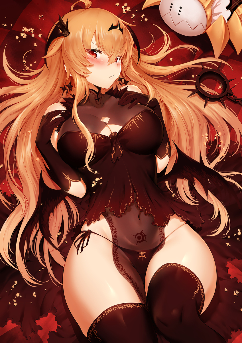 This is a pixiv picture whose title is 子悪魔チャリオット.