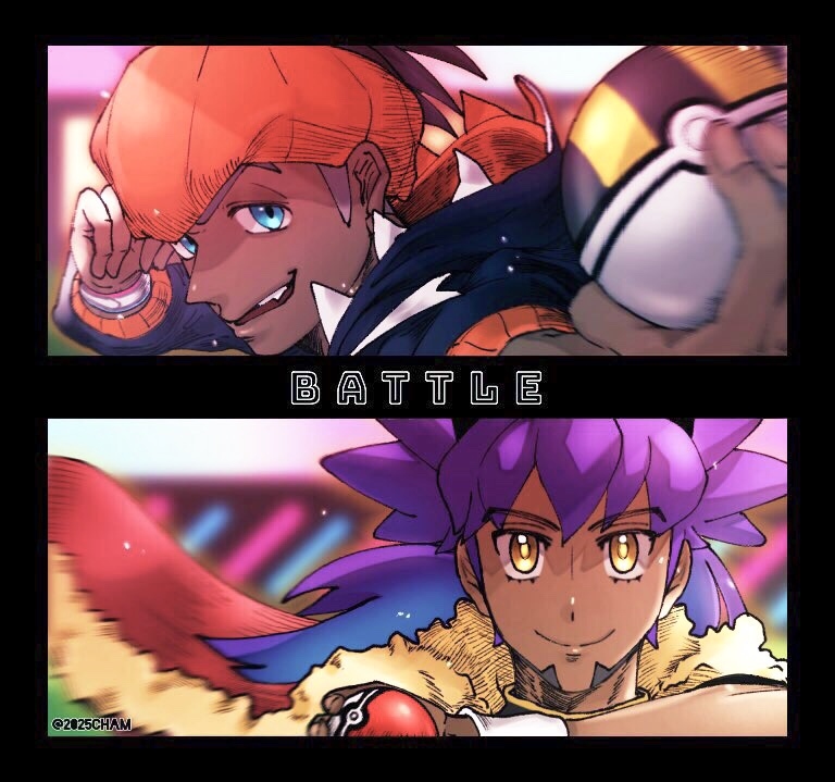 This is a pixiv picture whose title is 『BATTLE!!!』.