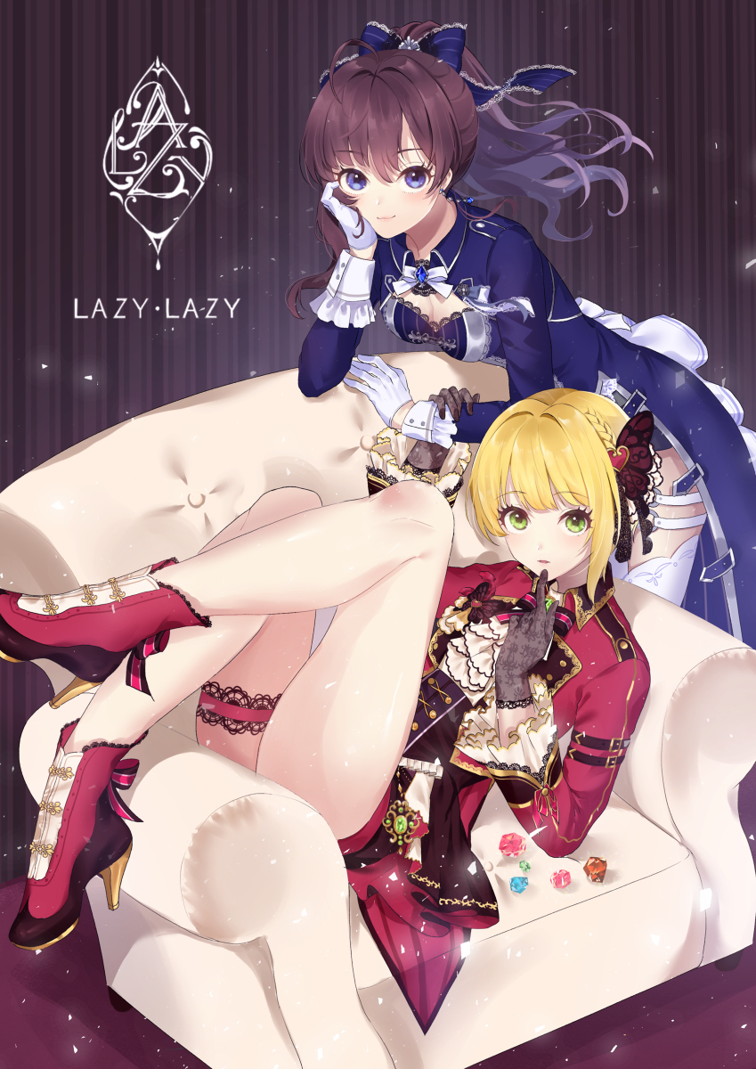 This is a pixiv picture whose title is LAZYLAZY.