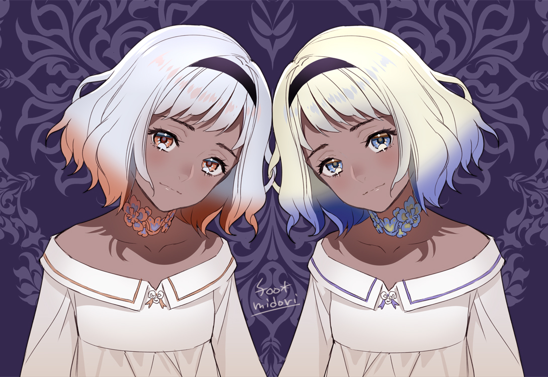 This is a pixiv picture whose title is 双子.