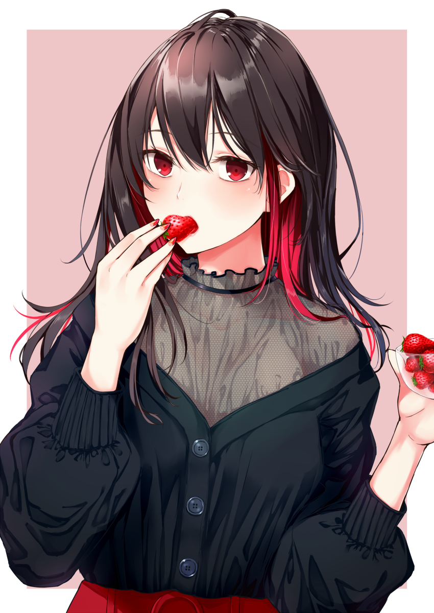 This is a pixiv picture whose title is 🍓.