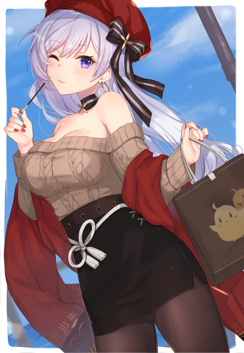 This is a pixiv picture whose title is ベルファストさん.
