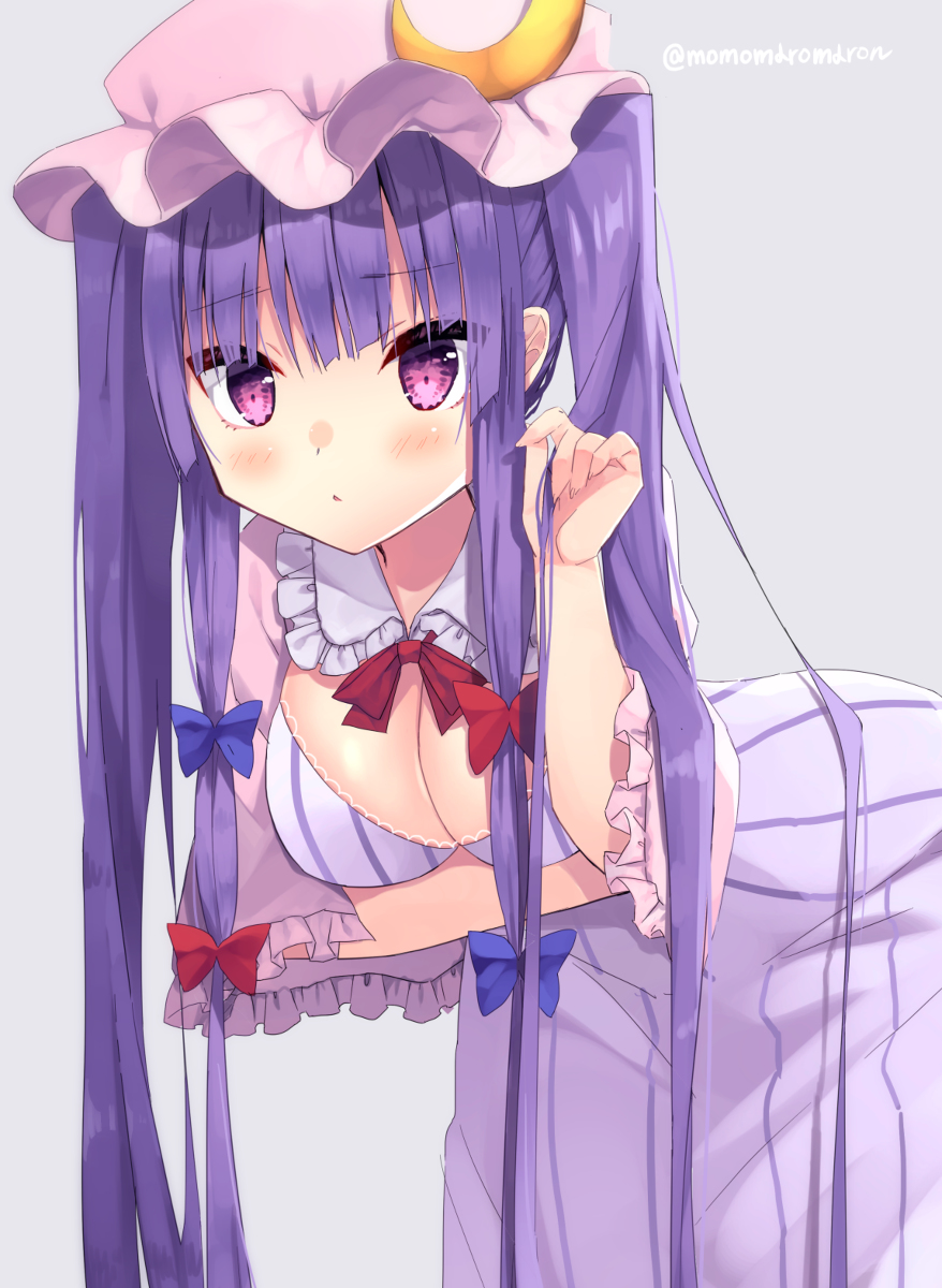 This is a pixiv picture whose title is ツインテパチュリー.