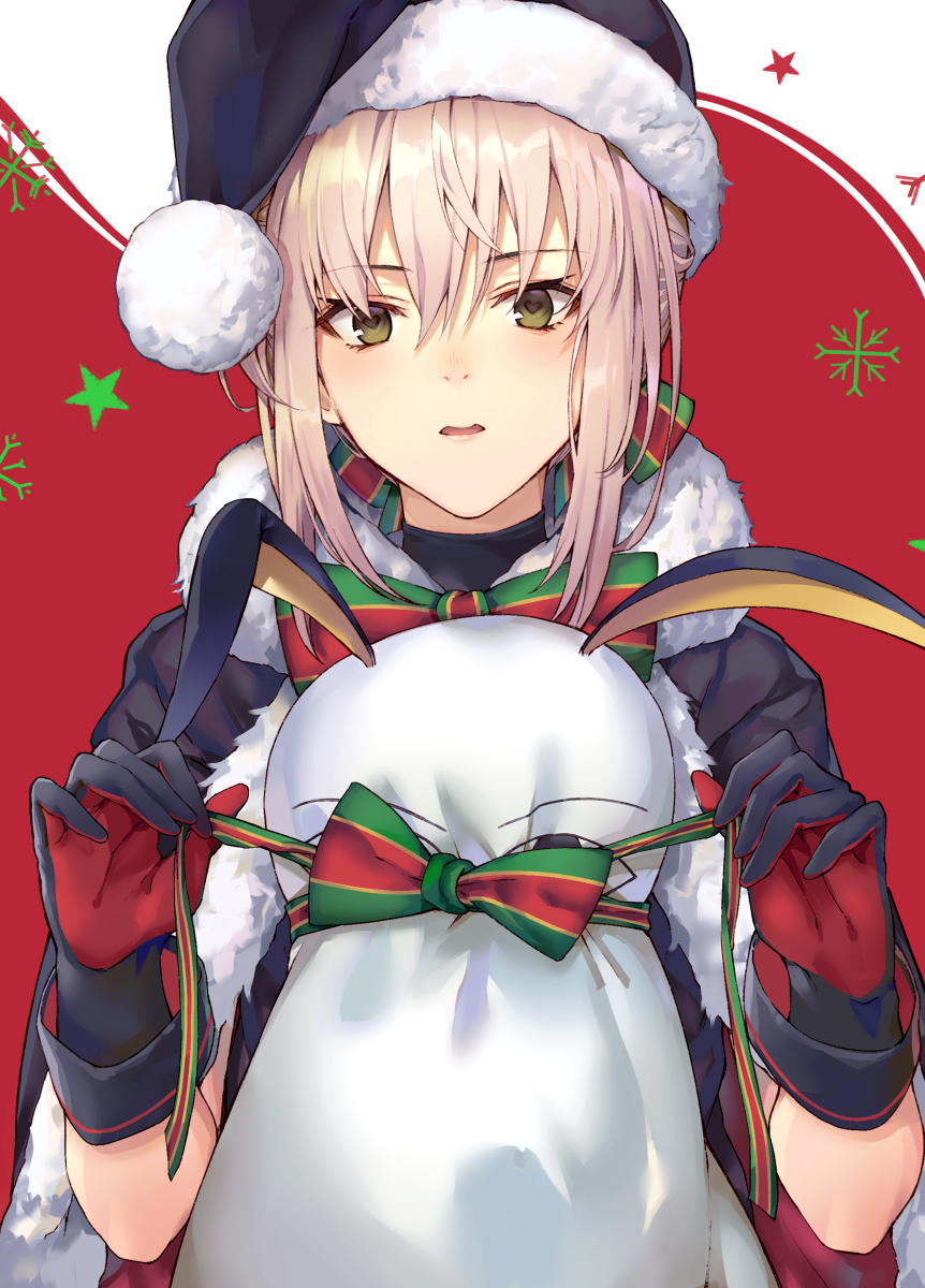 This is a pixiv picture whose title is サンタオルタ.