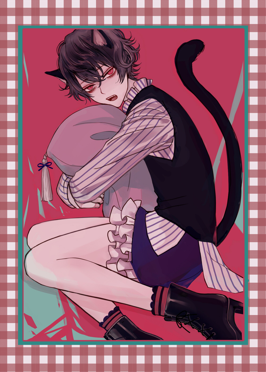 This is a pixiv picture whose title is ケモミミミ.
