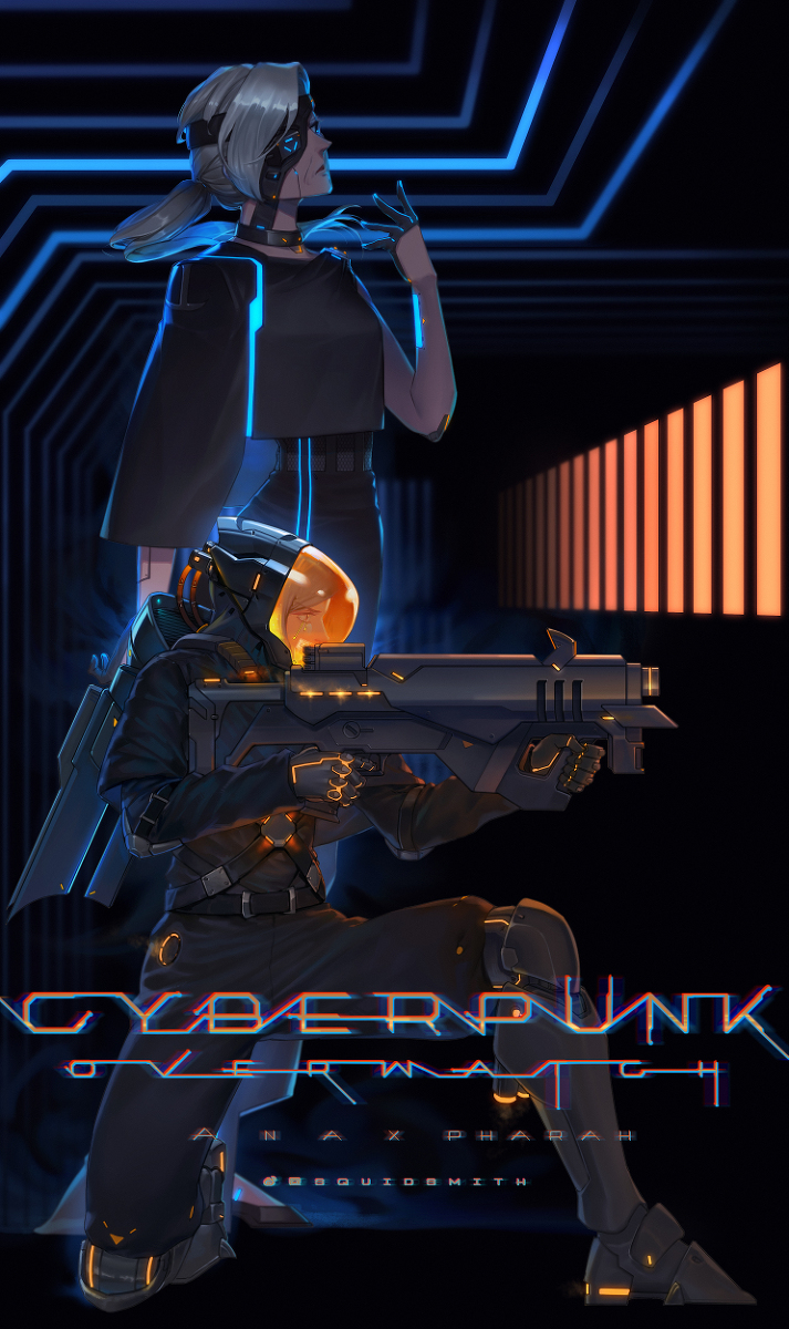 This is a pixiv picture whose title is cyberwatch-2.