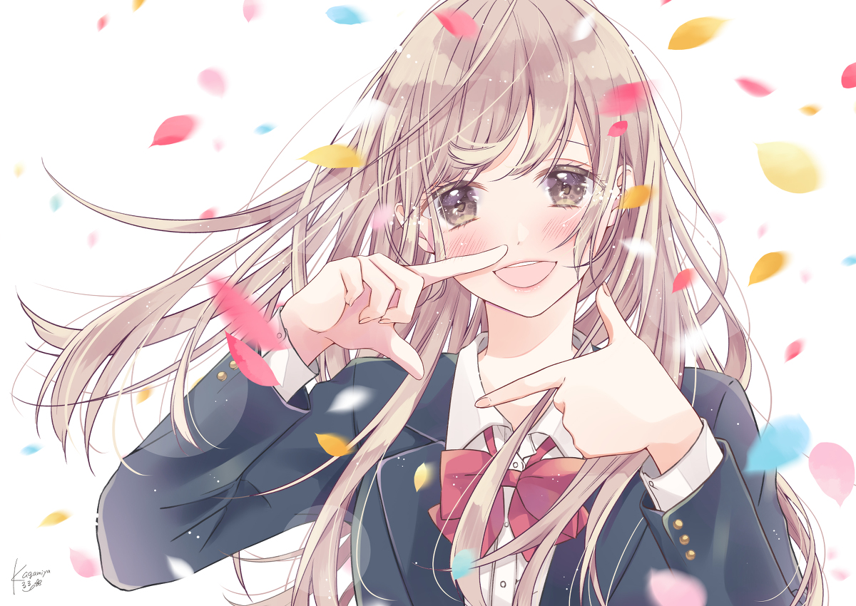 This is a pixiv picture whose title is 君が彩る季節.