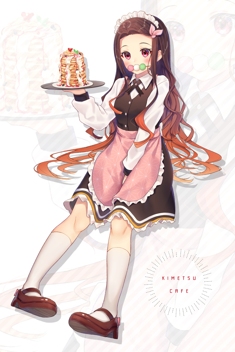 This is a pixiv picture whose title is スイパラねずこちゃん🍡.