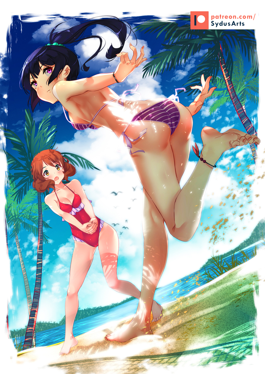 This is a pixiv picture whose title is Kumiko and Reina.