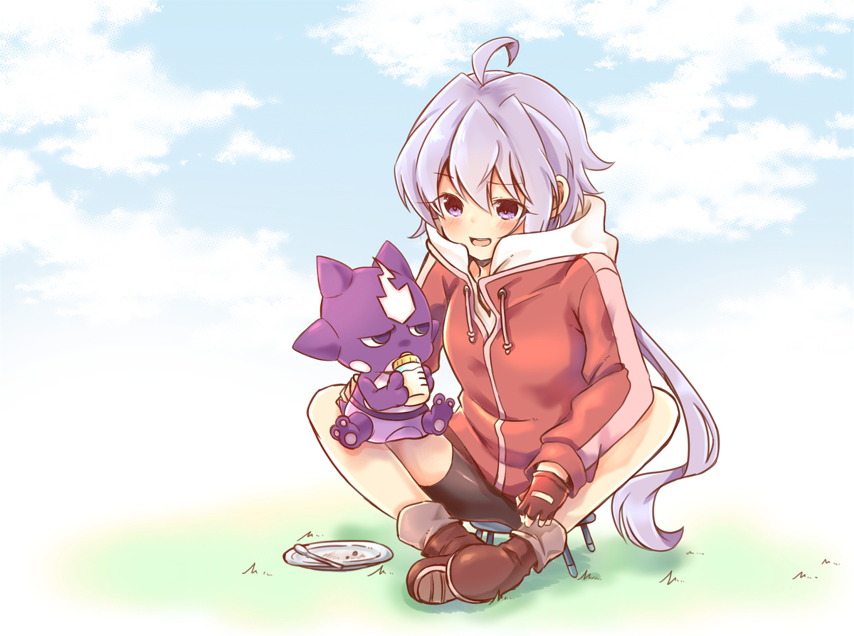 This is a pixiv picture whose title is 相棒エレズンと雪音さん.