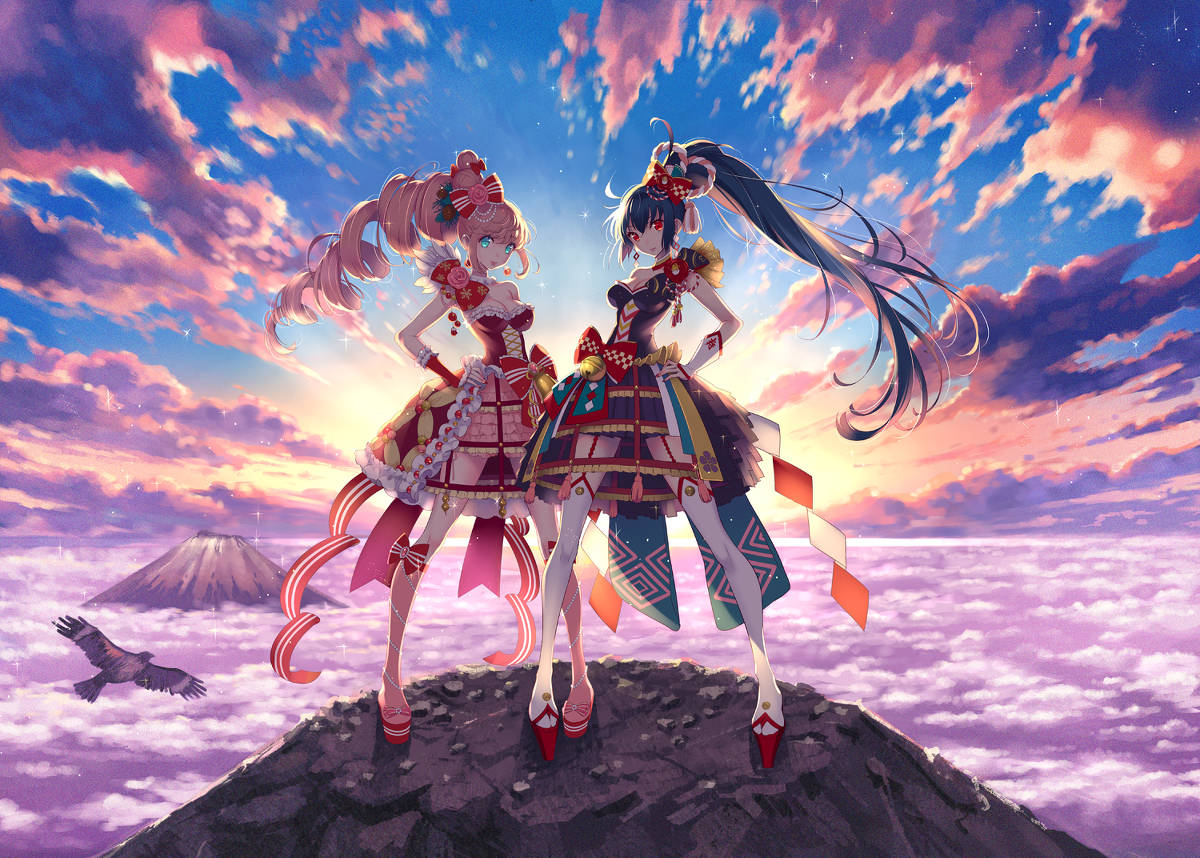 This is a pixiv picture whose title is お正月ちゃん展2020.
