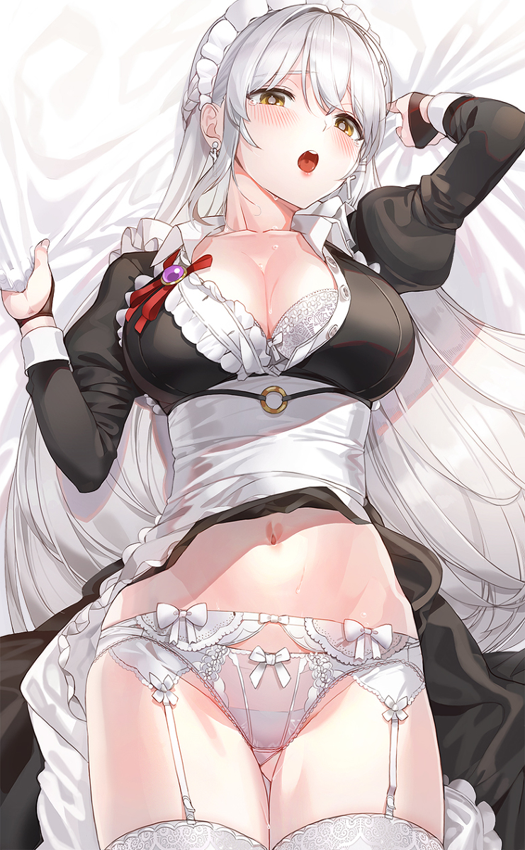 This is a pixiv picture whose title is 😌🙏.