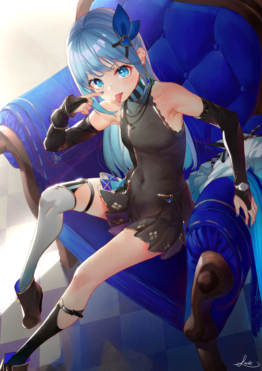 This is a pixiv picture whose title is うそだよ.