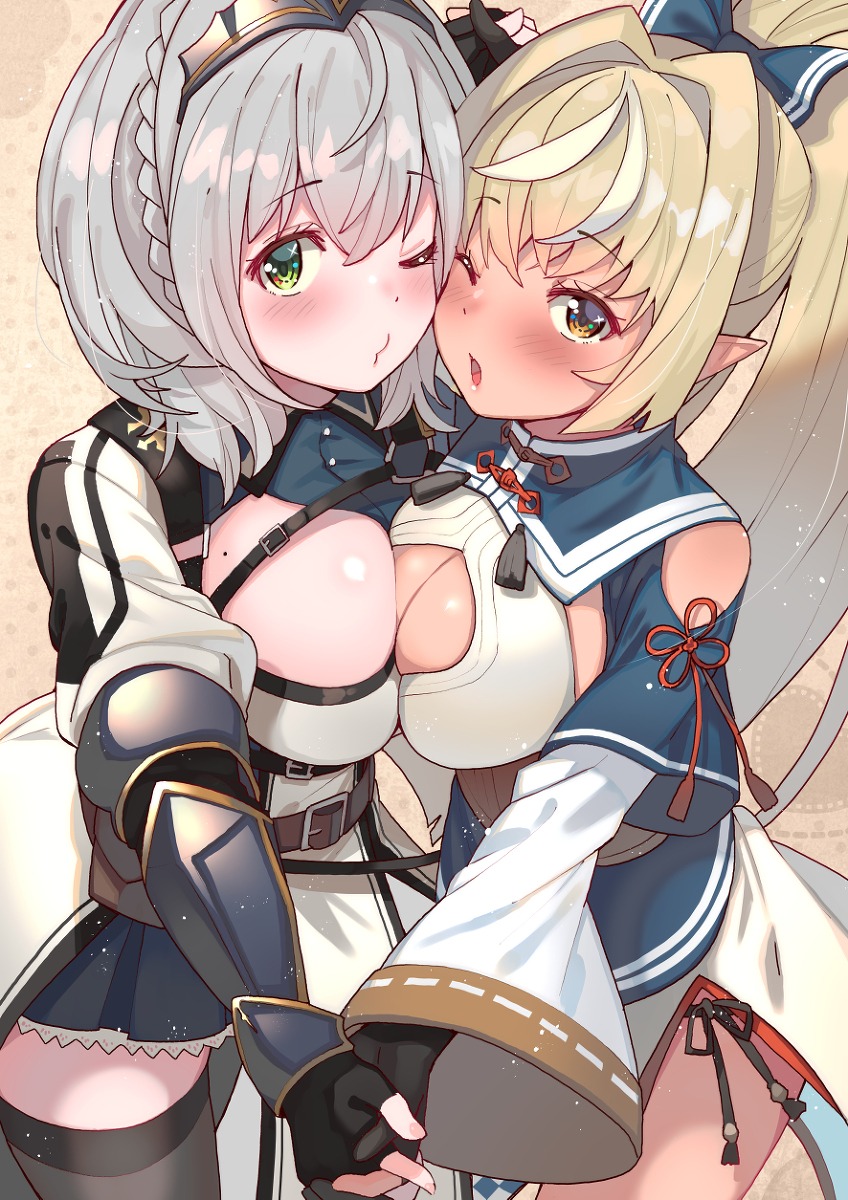 This is a pixiv picture whose title is ノエフレ.