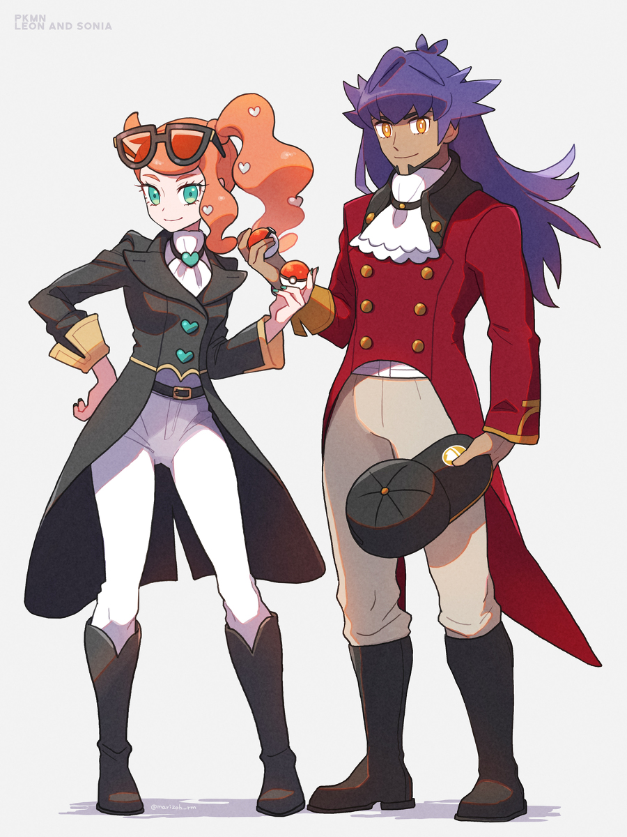 This is a pixiv picture whose title is 【ポケモン剣盾】ダンデとソニアとかホップとか.