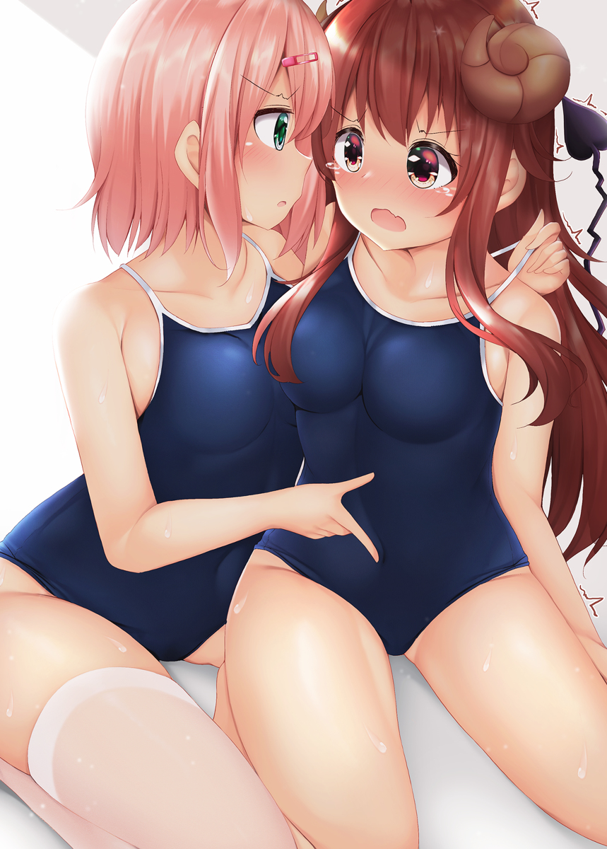 This is a pixiv picture whose title is シャミ子はここが弱いんだよね！シャミ子が悪いんだからね.