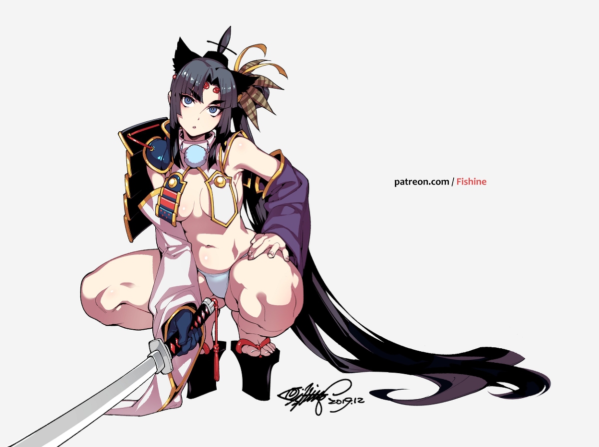 This is a pixiv picture whose title is 牛若丸.