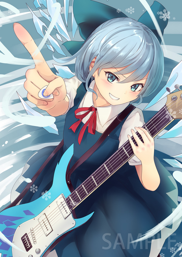 This is a pixiv picture whose title is メロンブックス「東方萃星霜　参」チルノ.