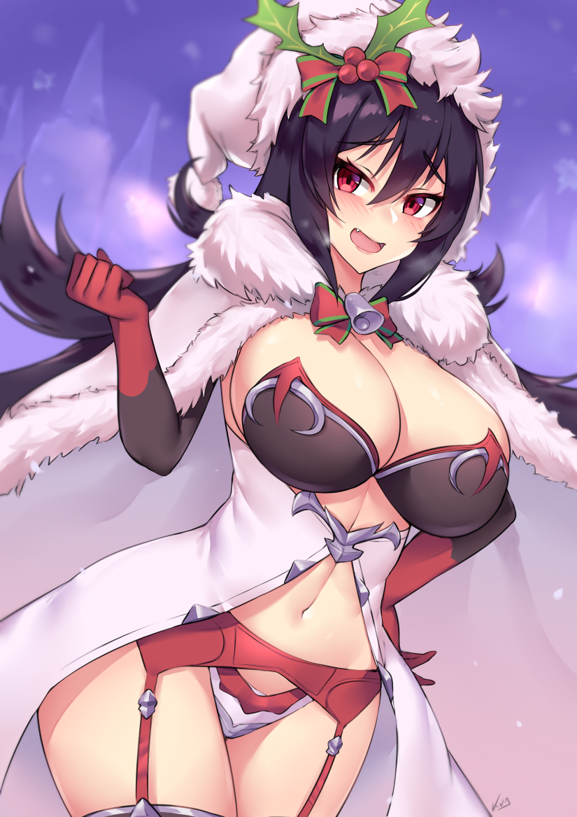 This is a pixiv picture whose title is イリヤ（クリスマス）.
