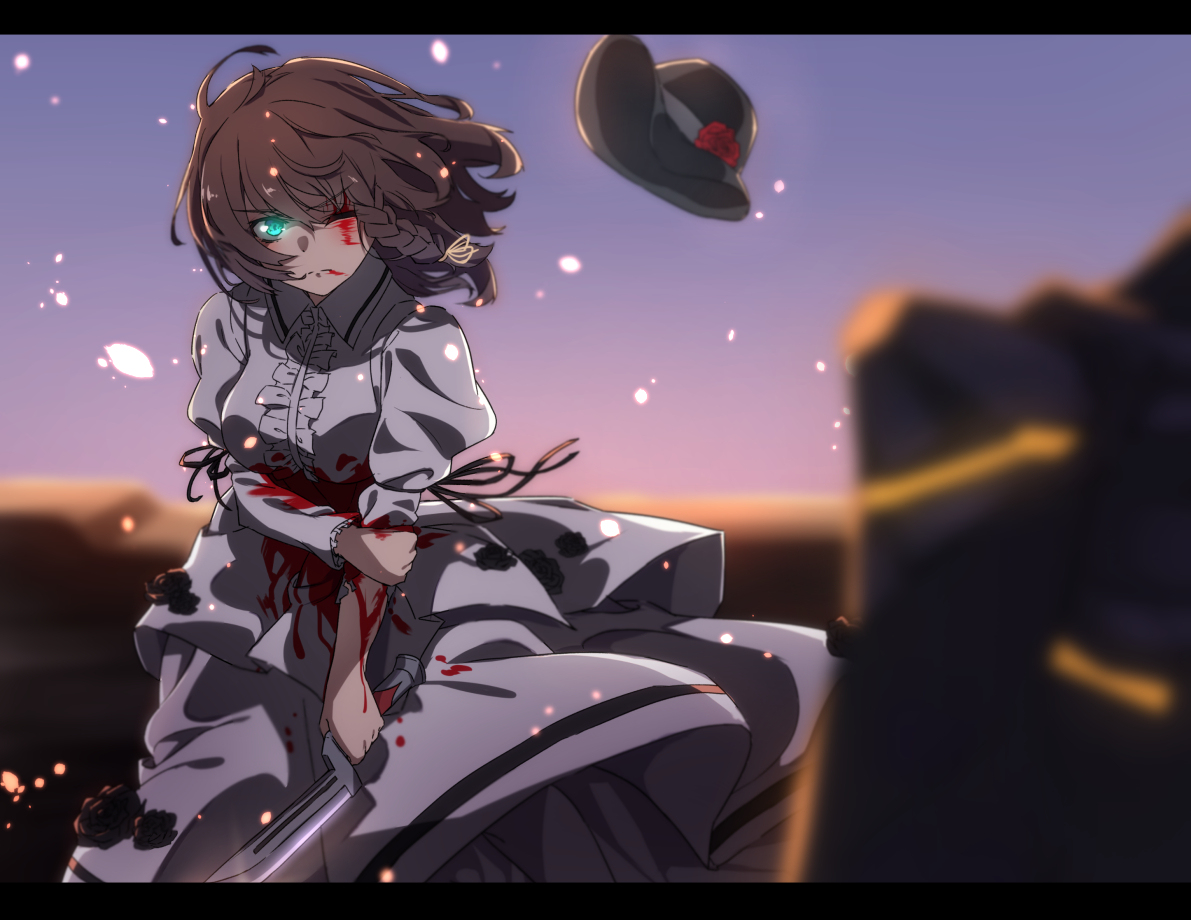 This is a pixiv picture whose title is 殺すまで……死ねない!!.