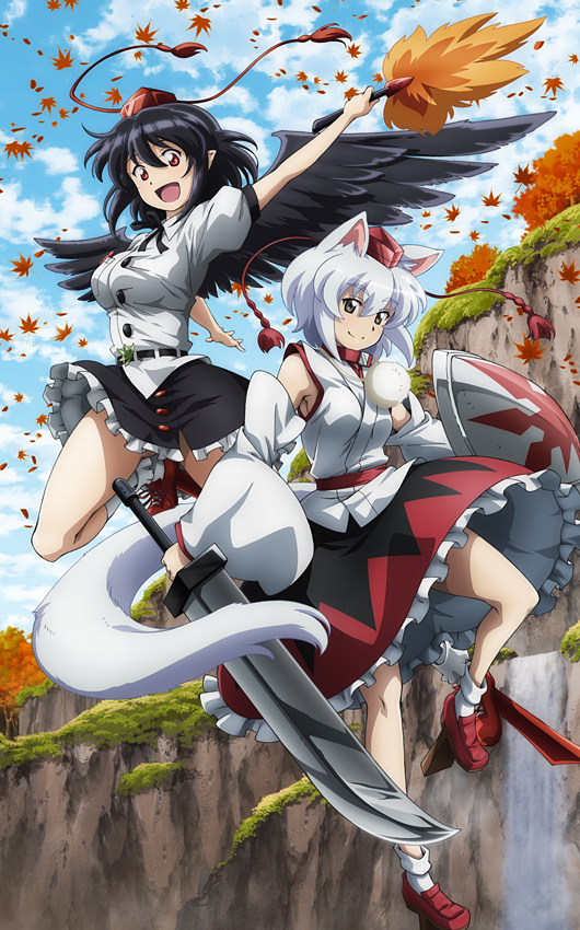 This is a pixiv picture whose title is 『幻想万華鏡』第14話　妖怪の山決戦の章（前編）メインビジュアル.