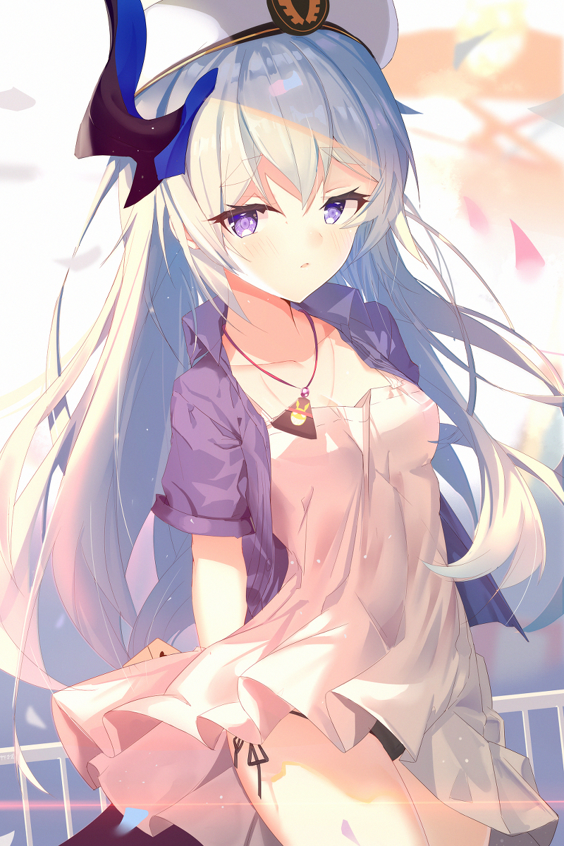 This is a pixiv picture whose title is 舰长莉莉娅.