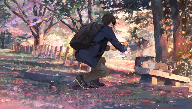This is a pixiv picture whose title is 春.