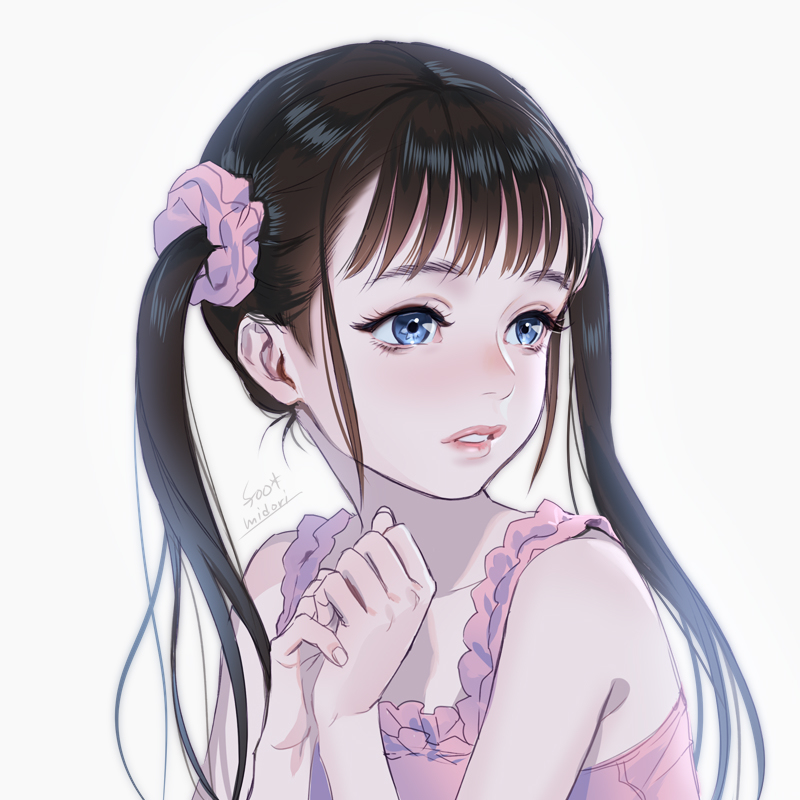 This is a pixiv picture whose title is あこがれ.