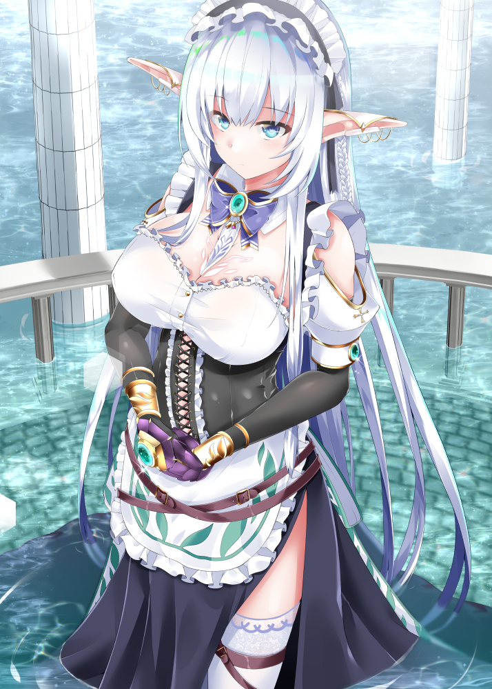 This is a pixiv picture whose title is エルフさんとダイスロールダンジョン16.