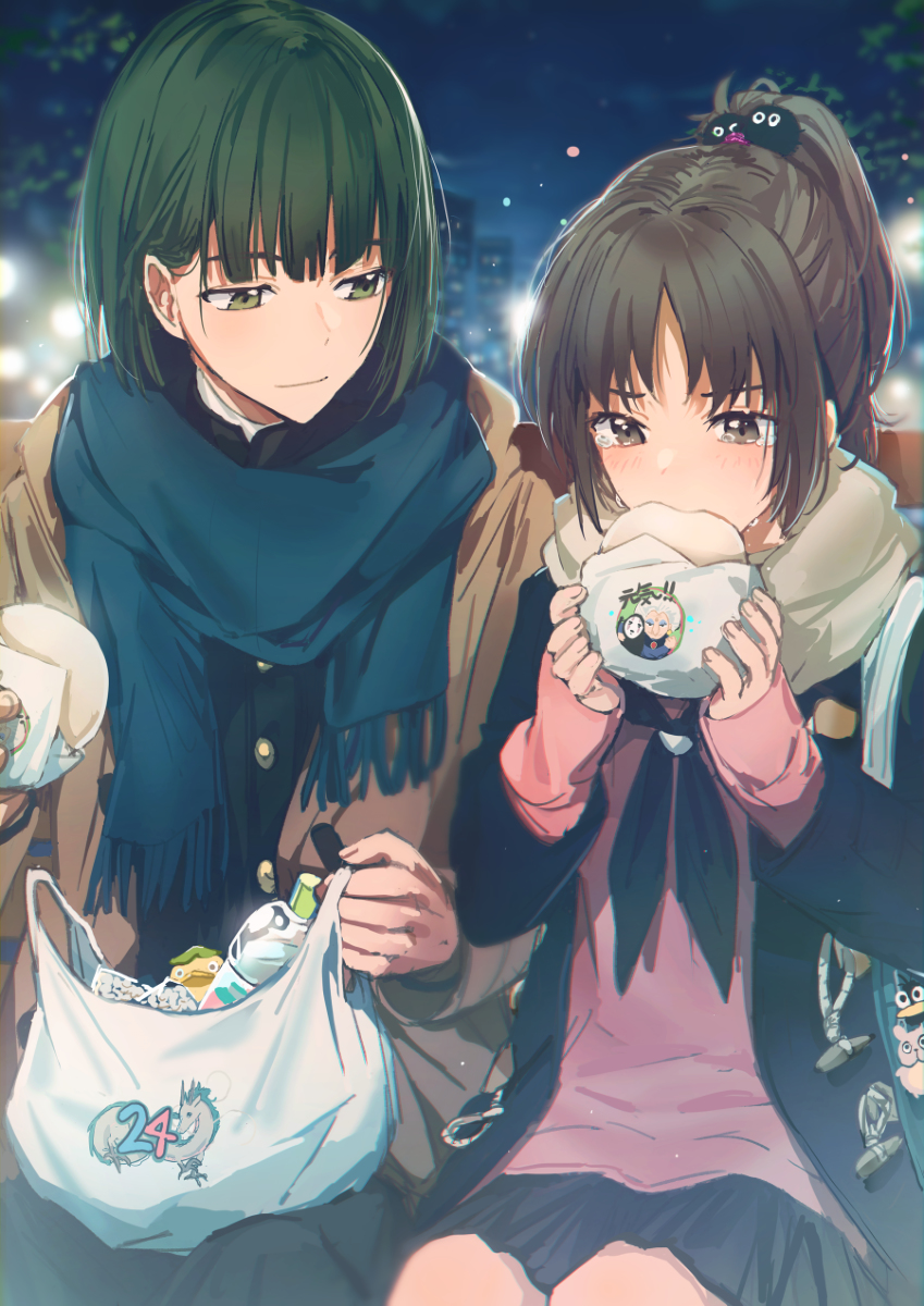 This is a pixiv picture whose title is 現代ジブリカップルたちの日常 ②.